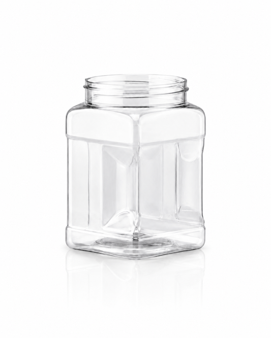 B-SAFE A029 clear PET spice jar, 400 cc
