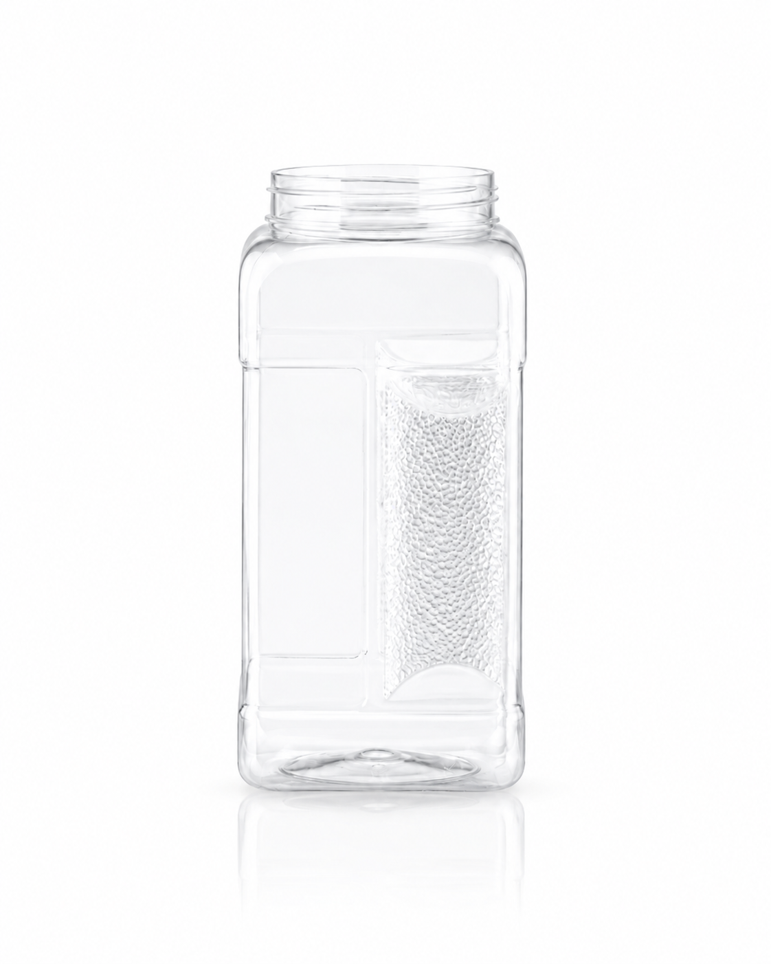 B-SAFE A083 clear PET spice jar, 1000 cc