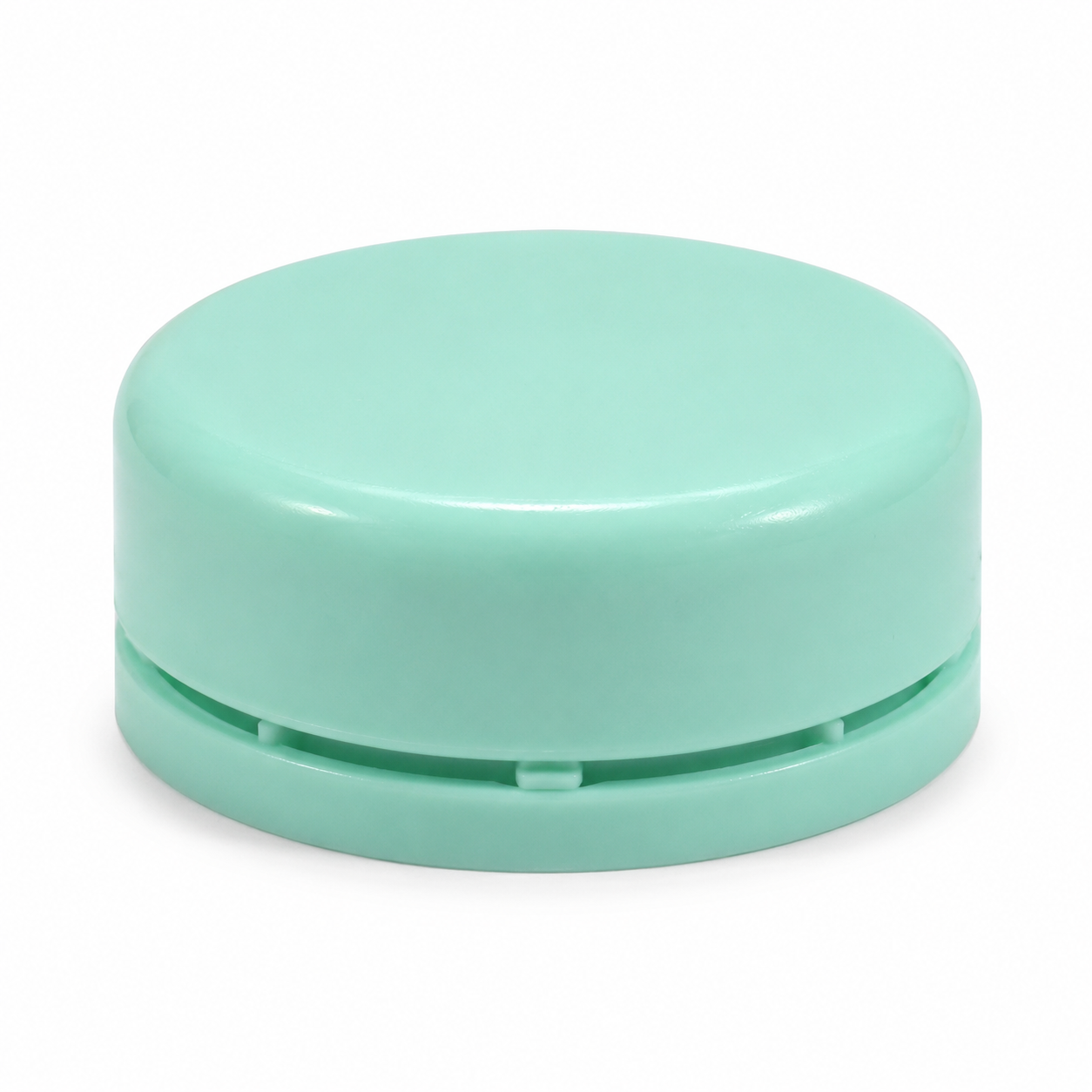 B-SAFE mint round flip-top plastic cap