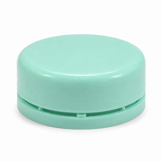 B-SAFE mint round flip-top plastic cap
