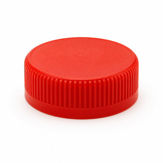 B-SAFE red ribbed screw cap